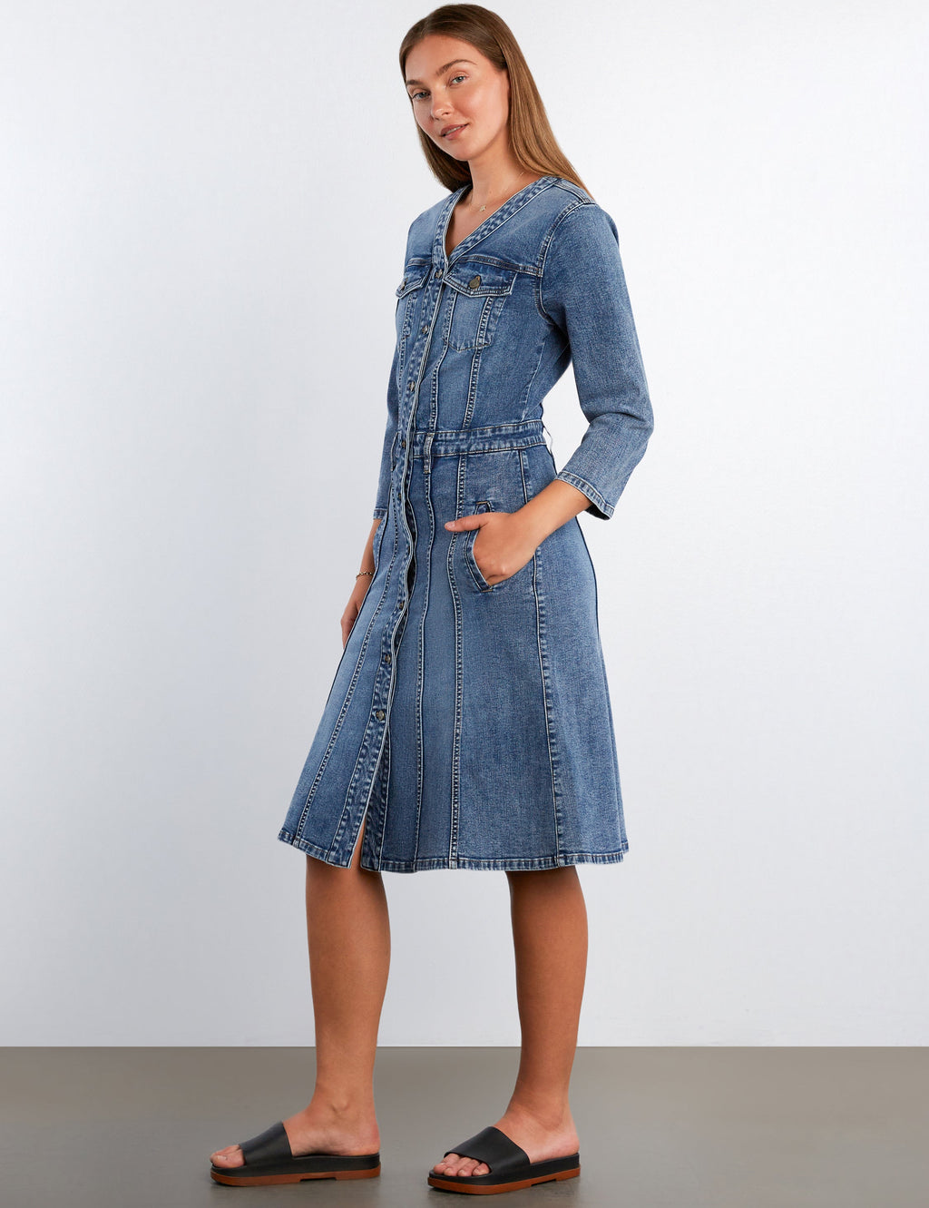Madison Denim Midi Dress