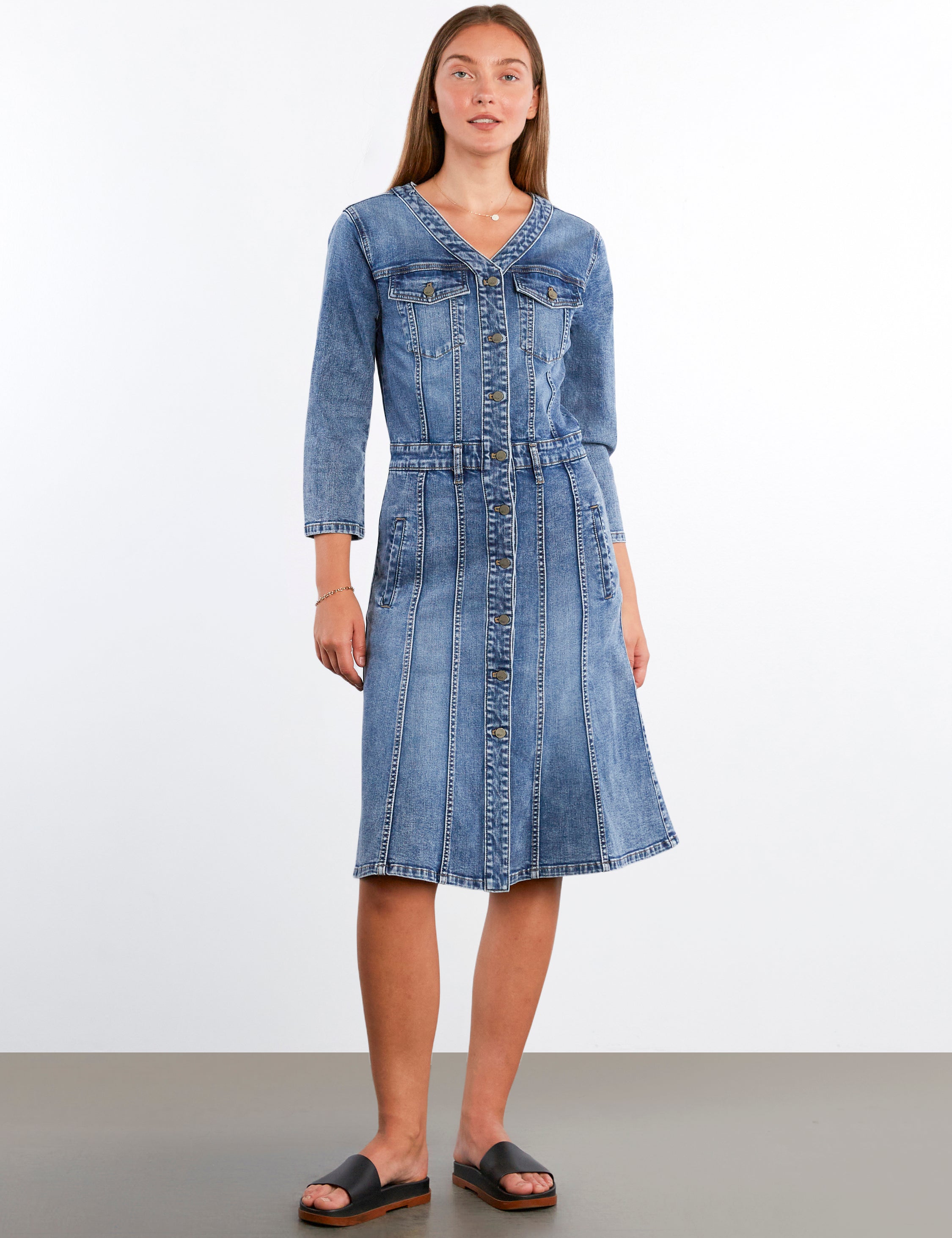 Madison Denim Midi Dress