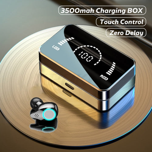 Flashlight Charging Case Wireless Noise Cancelling Earbuds - Image 1
